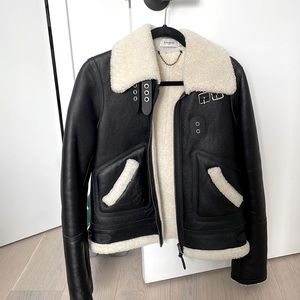 Coach Shearling Aviator Jacket